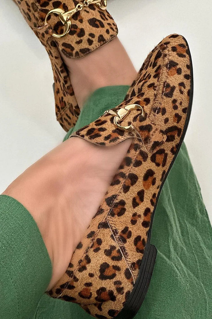 Clotilde | Mocassino stampa leopardata