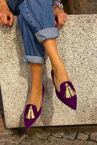 Zenobia | Mocassino con nappe eleganti