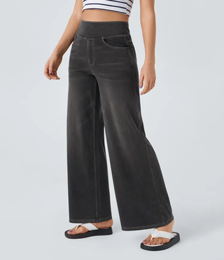 Solène | Jeans a gamba larga con vestibilità rilassata - Milla Rose