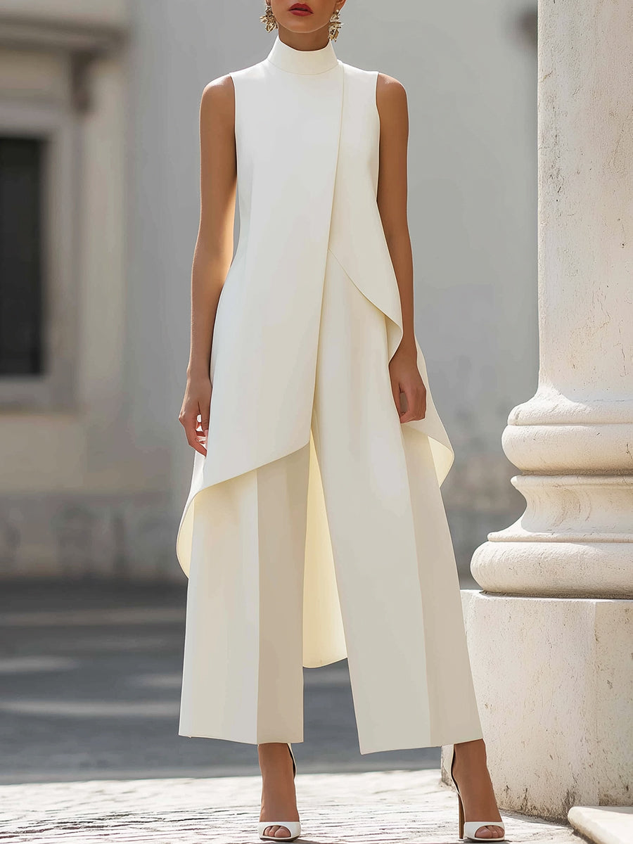 Martina - Completo Elegante con Goccia Lunga