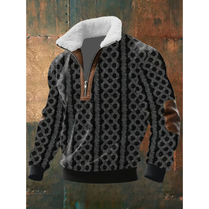 Ettiene | Maglione in pile con zip e colletto alto