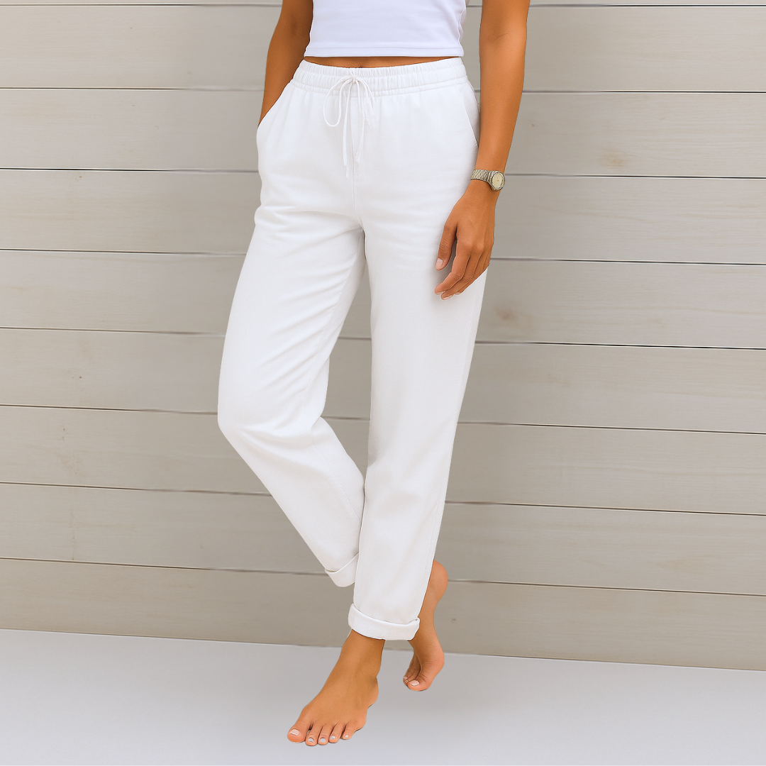 Maylora | Pantaloni relax con coulisse - immagine 2