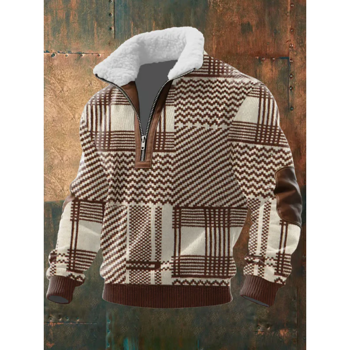 Ettiene | Maglione in pile con zip e colletto alto