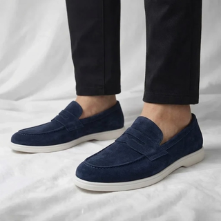 Penny Loafers in Suede Mayfair