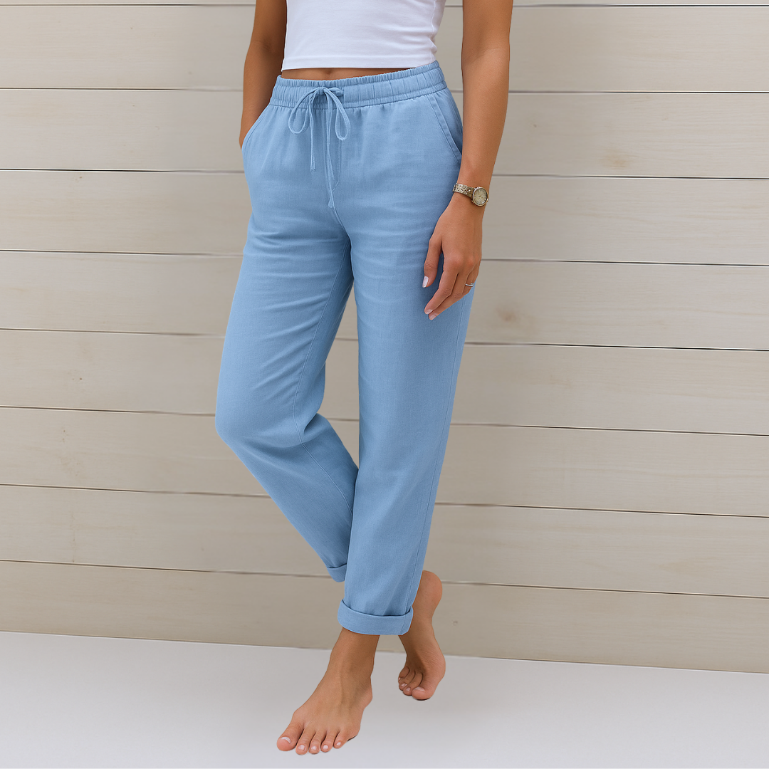 Maylora | Pantaloni relax con coulisse - immagine 3