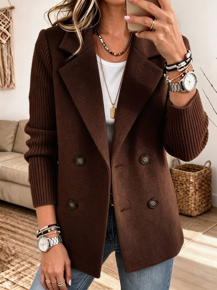 Sanna | Elegante giacca con maniche in maglia