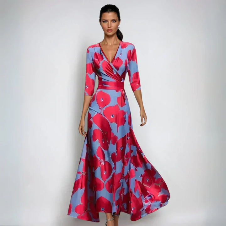 Eliana | Abito a-line floreale elegante