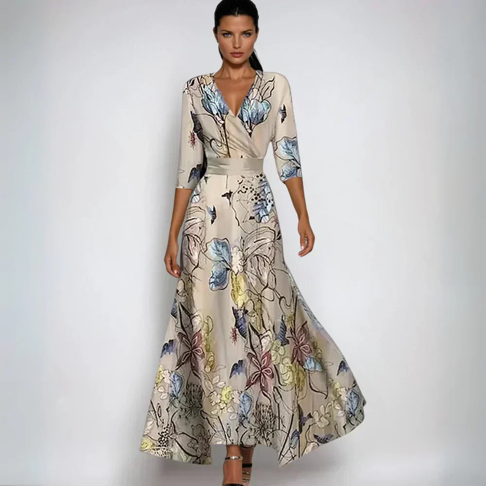 Eliana | Abito a-line floreale elegante