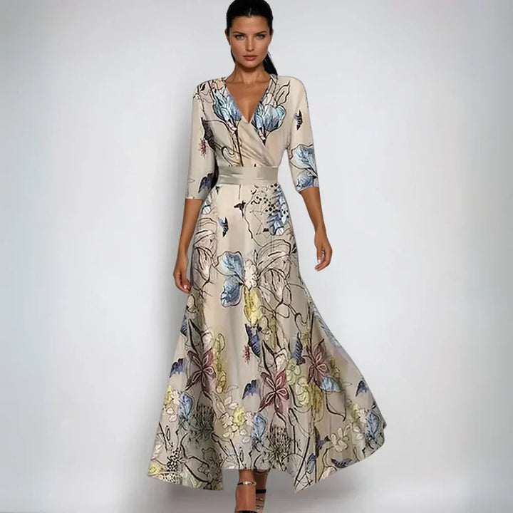 Eliana | Abito a-line floreale elegante