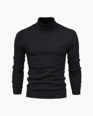 JANGSAN Maglione a Collo Alto in Lana Merino