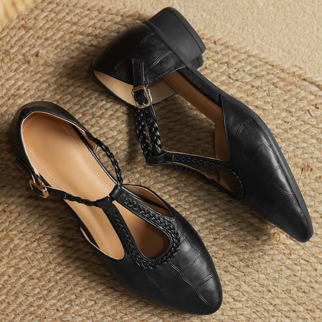 Clara | Scarpe Mary Jane in pelle ortopedica