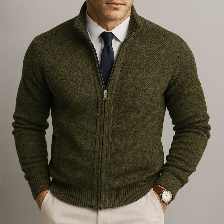 Vincent | Cardigan zip elegante