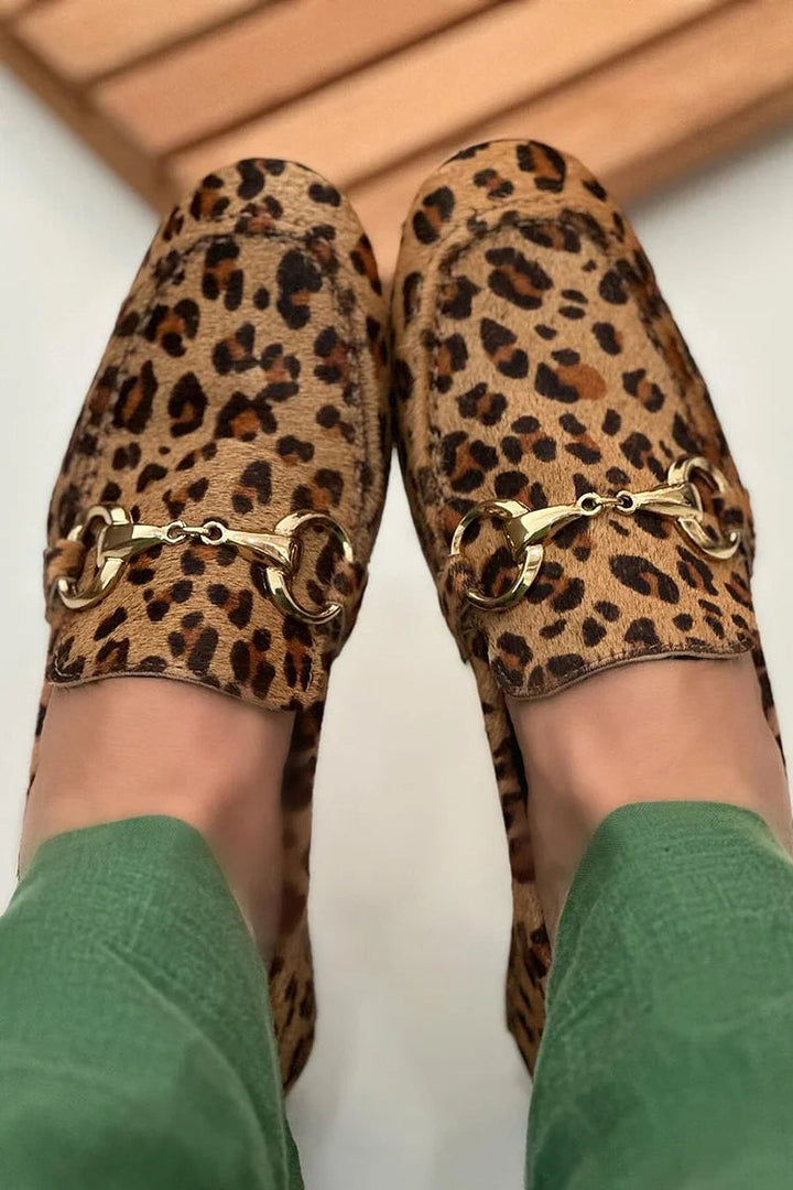 Clotilde | Mocassino stampa leopardata