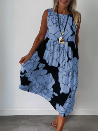 Teresa | Abito elegante con stampa floreale