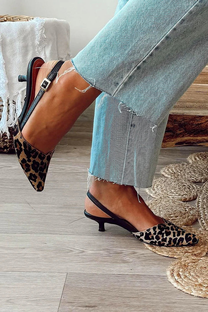 Corinna | Slingback animalier