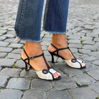 Rosanna | Sandali tacco medio stile retrò