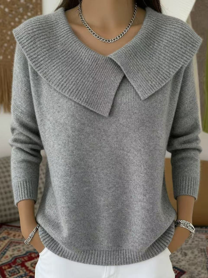 Giuliana | Maglia calda con colletto morbido