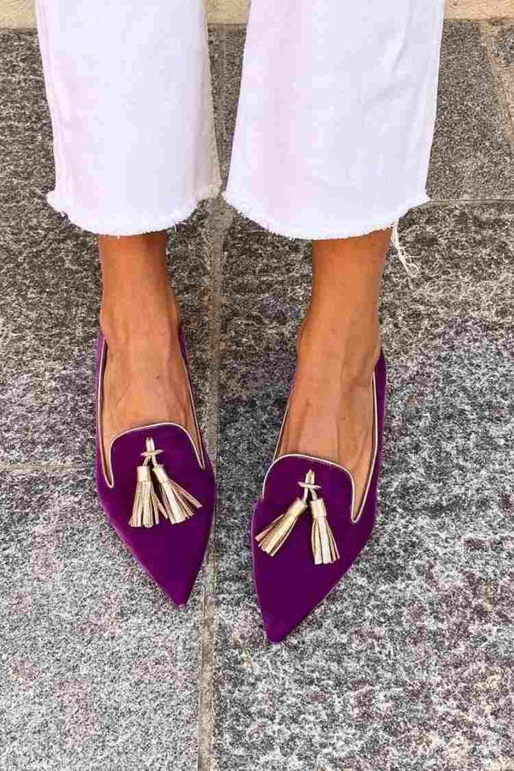 Zenobia | Mocassino con nappe eleganti