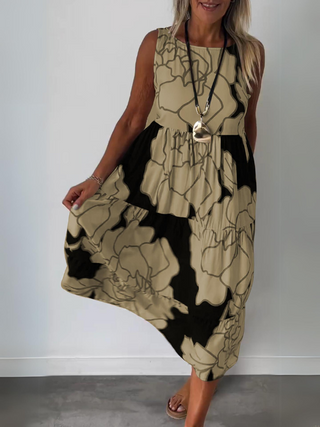 Teresa | Abito elegante con stampa floreale