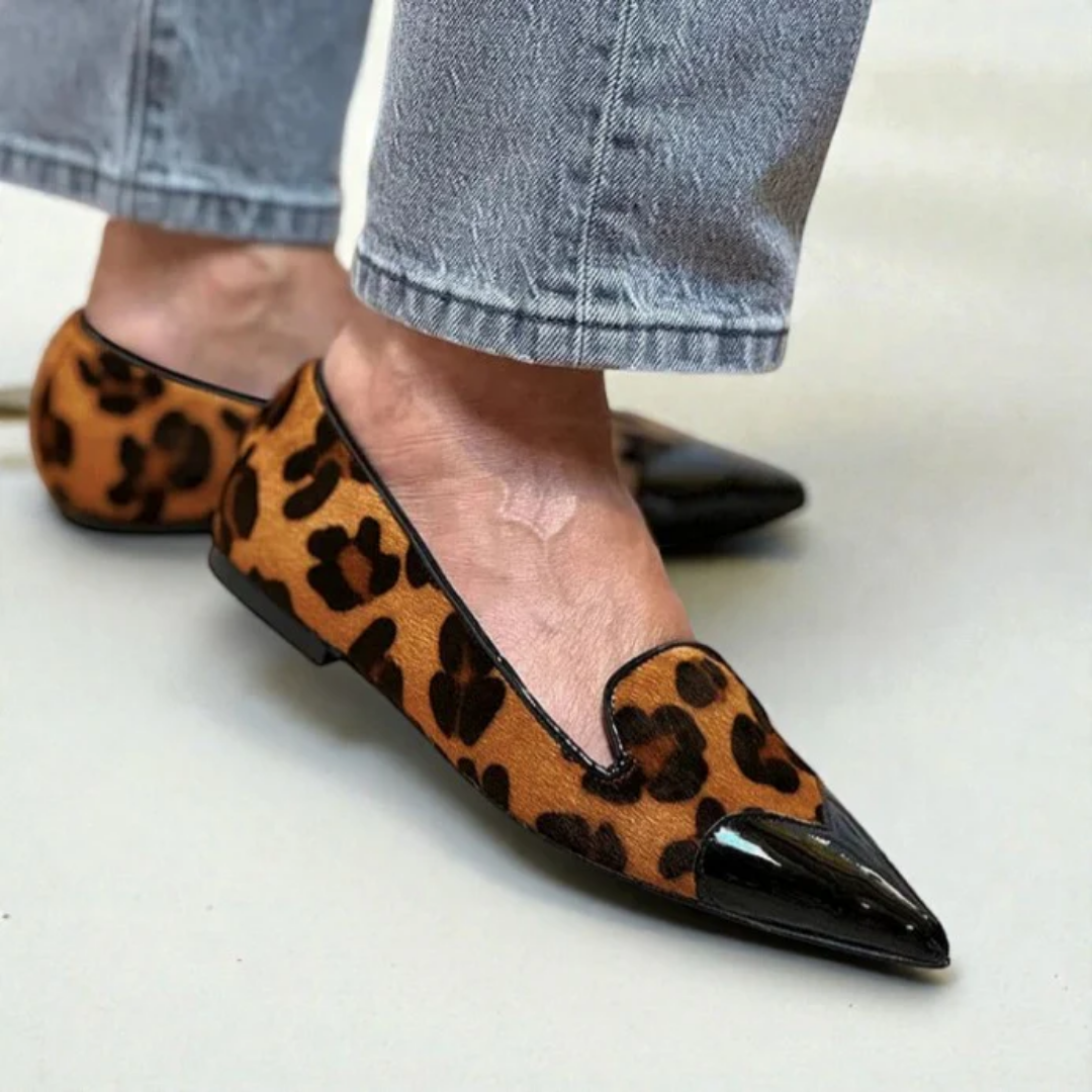 Camilla | Ballerine in stampa animale raffinate
