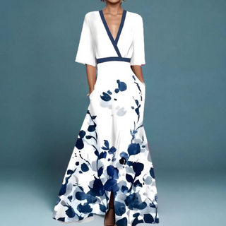 Michelle | Abito elegante con fantasia floreale