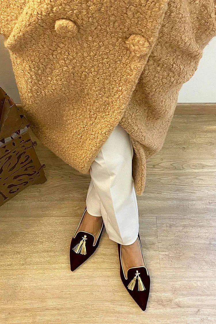 Zenobia | Mocassino con nappe eleganti
