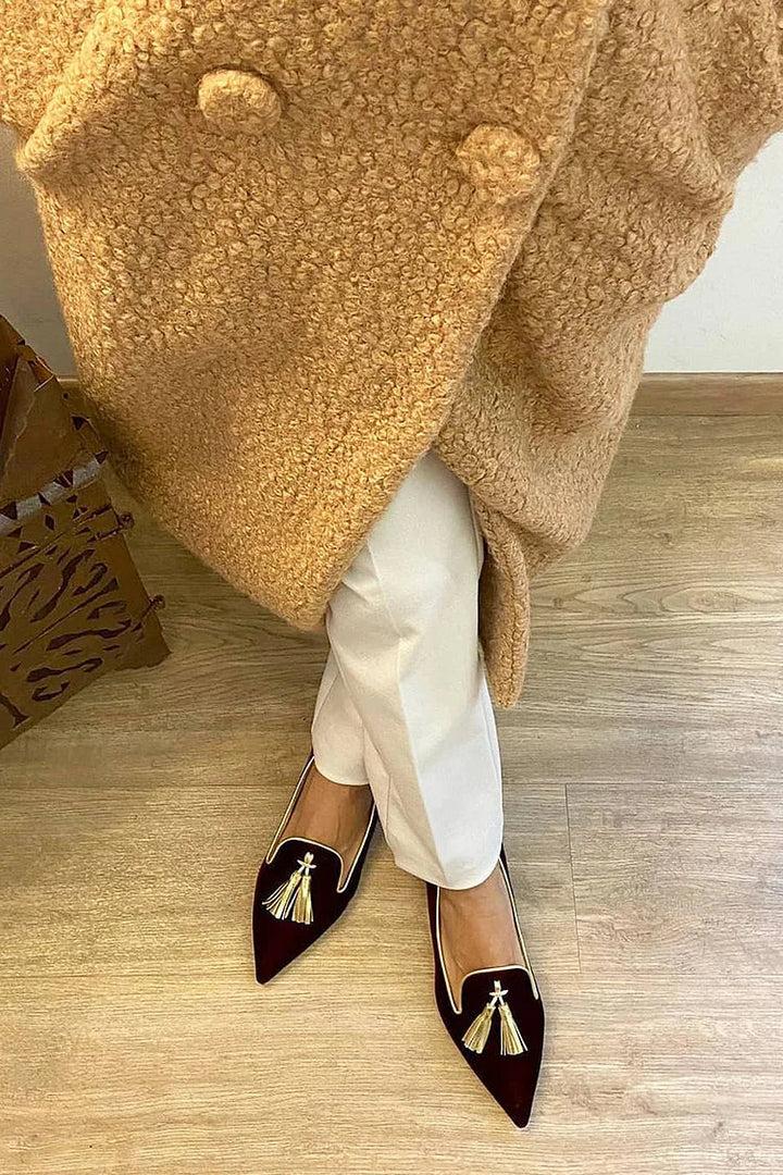 Zenobia | Mocassino con nappe eleganti