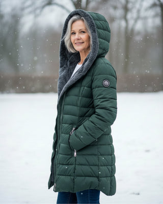 Joanna | Giacca invernale elegante foderata in pile