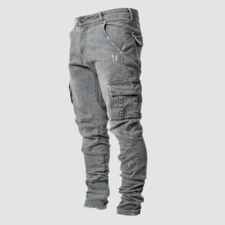 Jason | Jeans cargo elastici