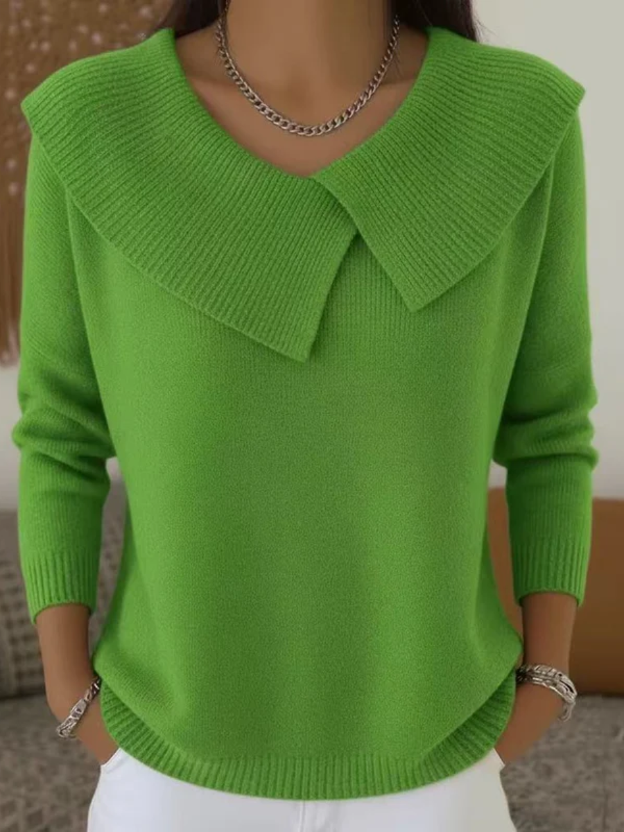 Giuliana | Maglia calda con colletto morbido