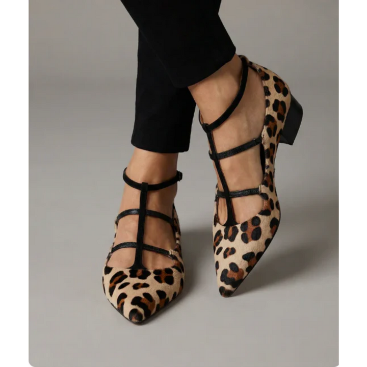 Marisol | Ballerine con stampa animale e cinghie