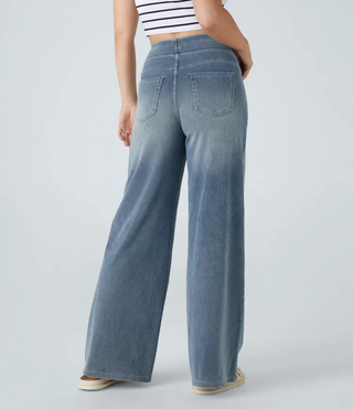 Solène | Jeans a gamba larga con vestibilità rilassata - immagine 10