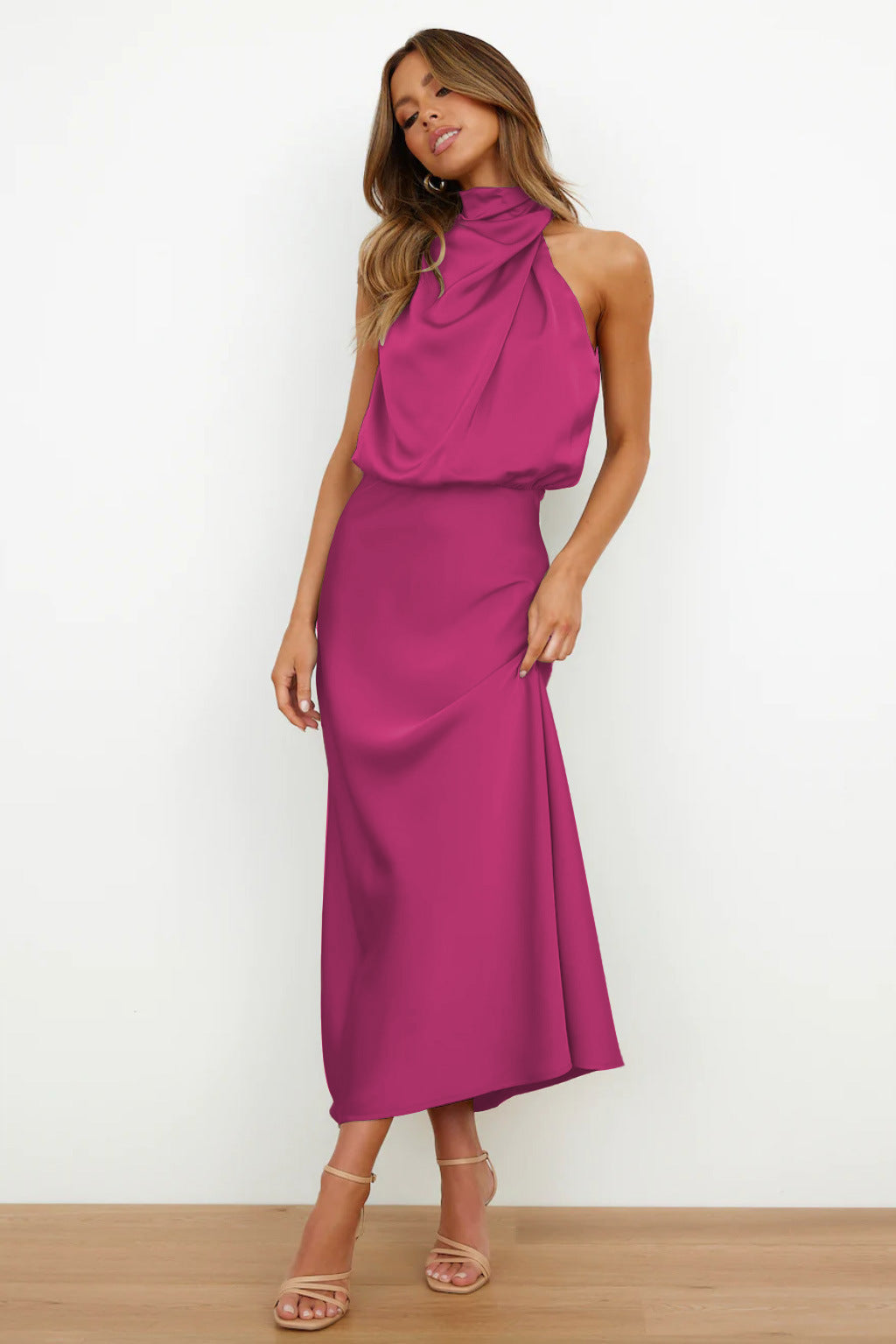Violet | Abito drappeggiato Sahara