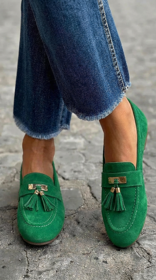 Yolanda | Mocassino elegante con nappine