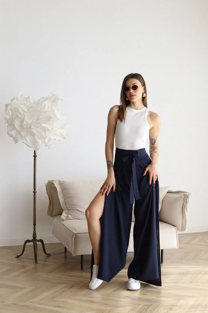 Ariane | Pantaloni larghi - immagine 3