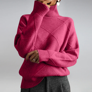 Lauren™ | Maglione a Collo Alto Luxe