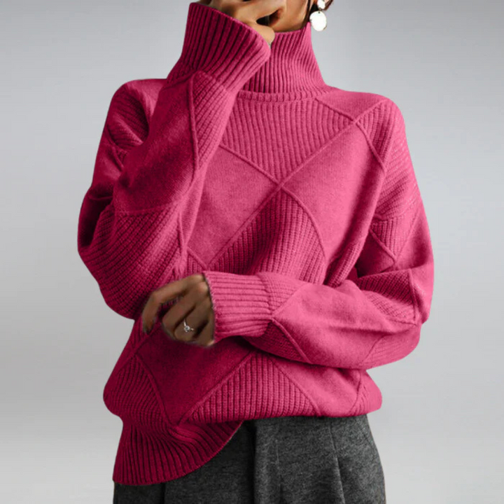 Lauren™ | Maglione a Collo Alto Luxe