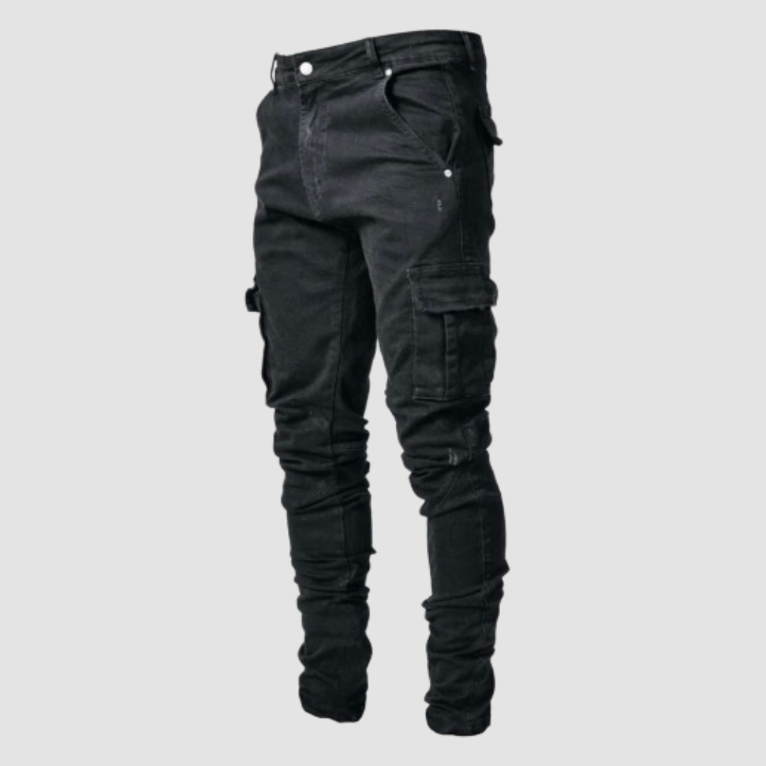 Jason | Jeans cargo elastici