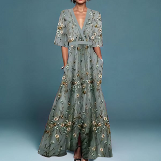 Michelle | Abito elegante con fantasia floreale