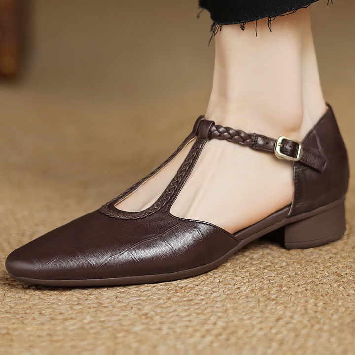 Clara | Scarpe Mary Jane in pelle ortopedica
