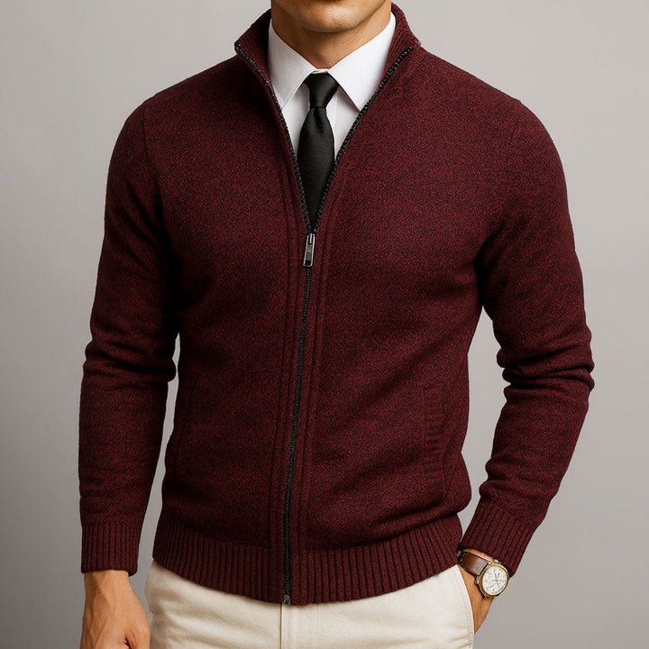 Vincent | Cardigan zip elegante