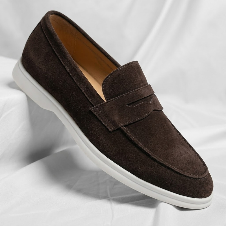 Penny Loafers in Suede Mayfair