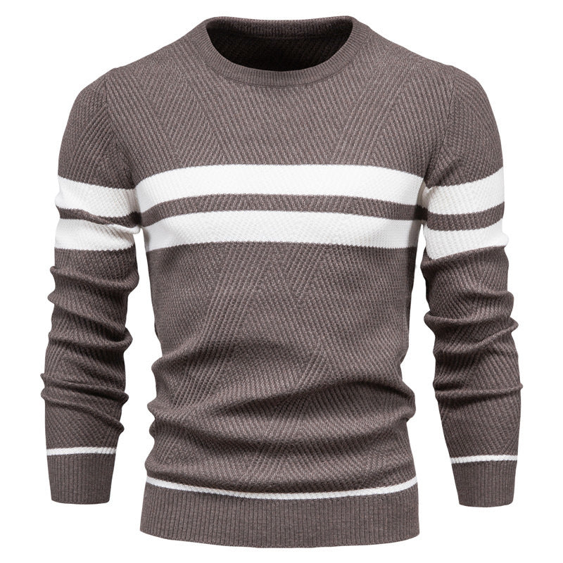 Jongman™ | Maglione da uomo moderno con design a righe