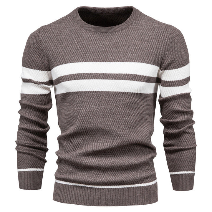 Jongman™ | Maglione da uomo moderno con design a righe