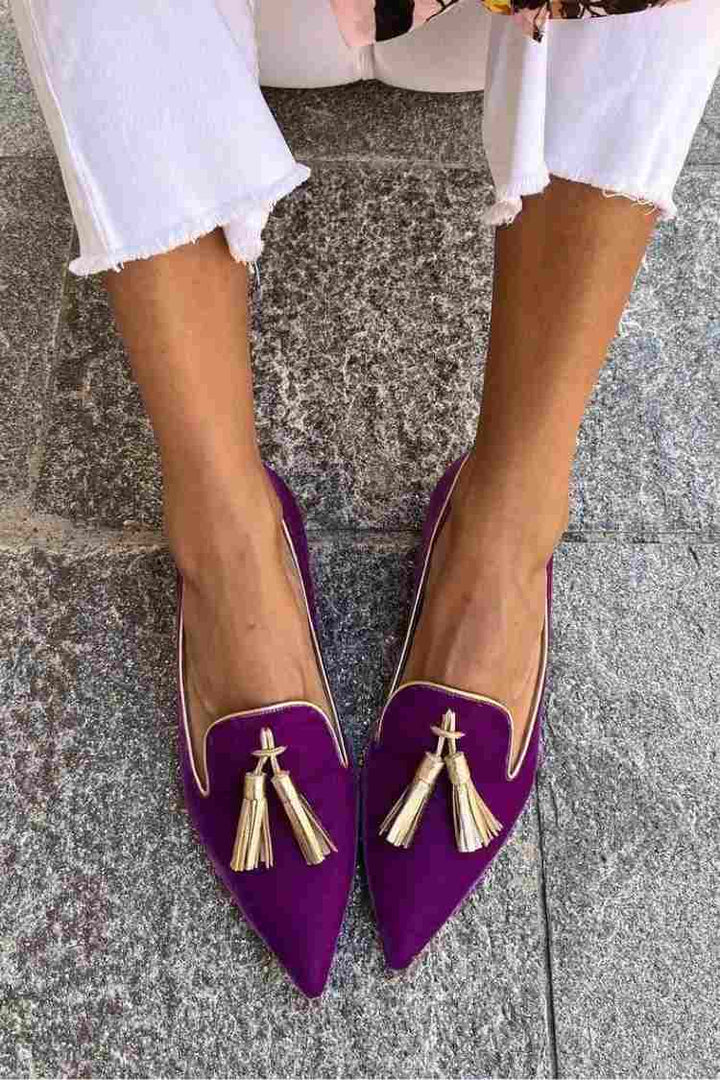 Zenobia | Mocassino con nappe eleganti