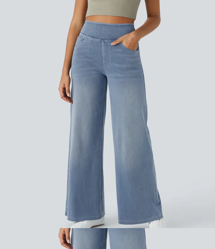 Solène | Jeans a gamba larga con vestibilità rilassata - immagine 8