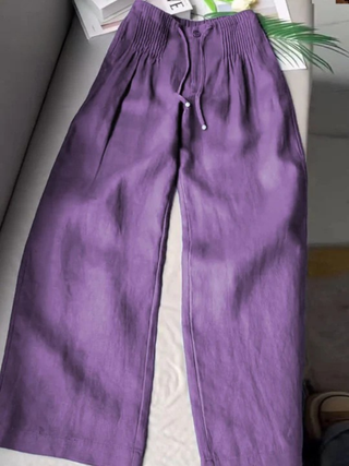 Camille | Pantaloni larghi - immagine 6