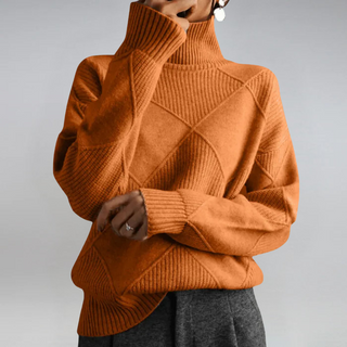 Lauren™ | Maglione a Collo Alto Luxe