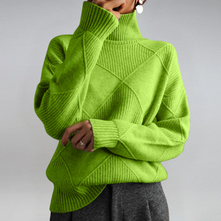 Lauren™ | Maglione a Collo Alto Luxe