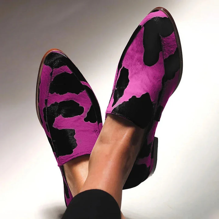 Wilma | Mocassini stampa animalier moderna